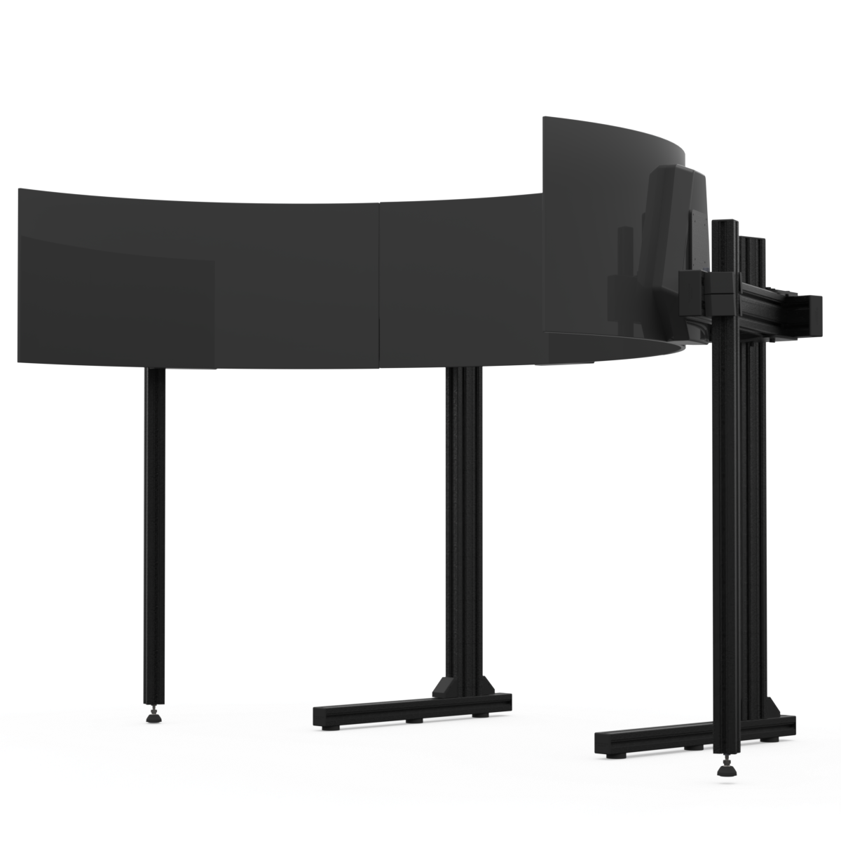 Triple Monitor Stand for 39inch LG Ultragear 800r - Phantom Series