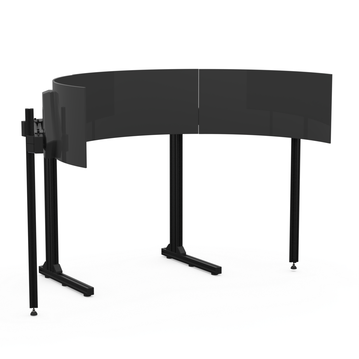 Triple Monitor Stand for 39inch LG Ultragear 800r - Phantom Series