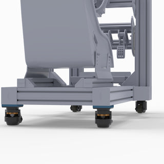 Jeu de roulettes industrielles pour cadres de la série Pro (lot de 4)