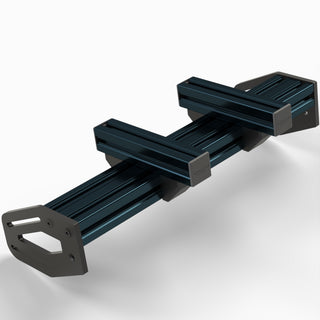 Support de roue profilé noir