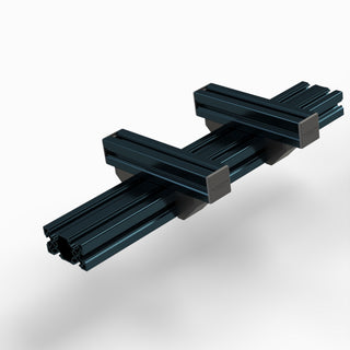 Support de roue profilé noir