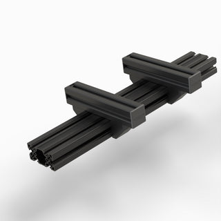 Support de roue profilé noir