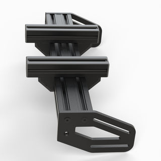 Support de roue profilé noir