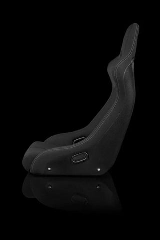 Braum Racing Venom-R Series Fixed Back Bucket Seat - Black Cloth|Carbon Fiber USA Only - All in 1 Gaming