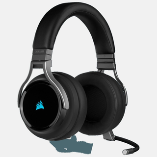 Corsair Virtuoso RGB Wireless High-Fidelity Gaming Headset — Carbon - All in 1 Gaming