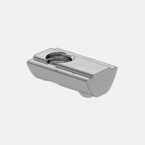 M8 Drop-in Spring Loaded T-Nut (Bag of 10) - All in 1 Gaming