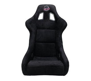 NRG Prisma Edition Bucket Seat Pearlized Black FRP-302BK(Large) (USA Only) - All in 1 Gaming
