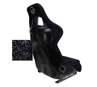 NRG Prisma Edition Bucket Seat Pearlized Black FRP-302BK(Large) (USA Only) - All in 1 Gaming
