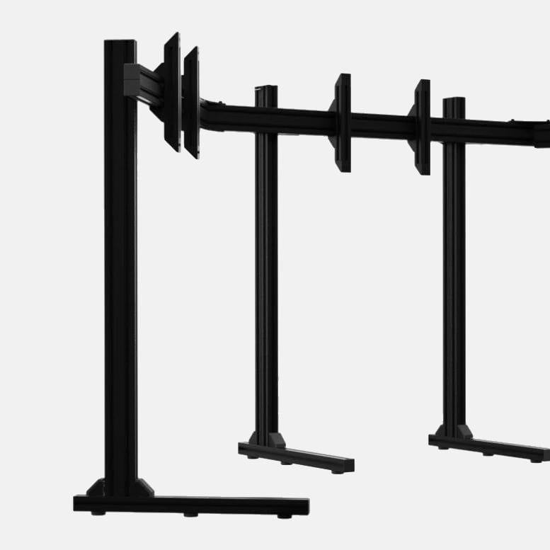 Phantom Triple Monitor Stand Heavy Duty (up to 65") - All in 1 Gaming