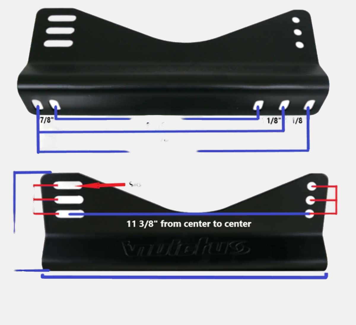 Universal Seat Side Mount Brackets - All in 1 Gaming